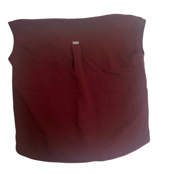 Women's Burgundy Jogger Pants - Picture 2 of 4